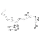 For Ram 1500 2021-2026 Mopar 68457210AA Sway Bar Bracket New. Price: $14.84.