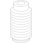 Genuine Volkswagen Suspension Shock Absorber Bellows 7L0-412-137 New. Price: $117.89.