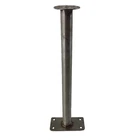Stainless Steel Support Bracket 13-1/4" Tall 1" Dia Tube Industrial Diy Mount Used. Price: $27.50.