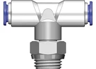 Readylift 88-90004 Nickel Plate Self Seal Tee Fitting 1/4" X Ptc Npt New. Price: $26.51.