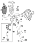 Genuine Mopar Lower Control Arm 68409755AA New. Price: $291.55.