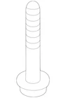 Genuine Hyundai Suspension Cross-member Mount Bolt 55448-3Z000 New. Price: $16.26.