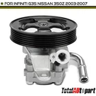 Power Steering Pump With Pulley For Infiniti G35 Nissan 350Z 2003-2007 V6 3.5L New. Price: $86.88.