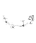 Genuine Mopar Stabilizer Bar Washer 68100622AA New. Price: $8.32.