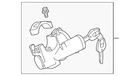Genuine Nissan Steering Lock D8700-4BA1A New. Price: $532.72.