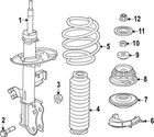 Genuine Nissan Coil Spring Insulator 54040-6XJ0A New. Price: $69.79.
