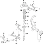 Genuine Audi Suspension Shock Absorber 8K0-413-031-CG New. Price: $214.66.