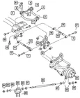 Genuine Mopar Trailing Link Bracket Right 4695034 New. Price: $88.52.