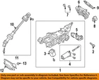 Ford Oem 09-24 Continental Steering Column Assembly-adjust Motor 9A5Z3F840A New. Price: $316.69.