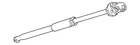 Genuine Land-rover Steering Shaft LR134726 New. Price: $232.50.