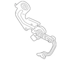 Genuine Audi Headlight Level Sensor 7L6-616-571 New. Price: $249.57.