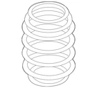 Genuine Volkswagen Coil Spring 5Q0-511-115-AN New. Price: $150.09.