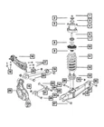 Genuine Mopar Spring Isolator 5171135AB New. Price: $13.81.