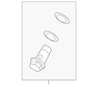 Genuine Ford Power Steering Pressure Hose Banjo Bolt 8E5Z-3A705-A New. Price: $47.88.