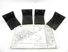 Vintage Nos 1973-1989 Chevy Gmc Truck & Rear Step Bumper Brackets Two Sets New. Price: $67.48.