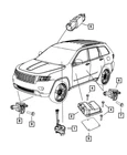 Genuine Mopar Steering Column Module 1NJ70DX9AI New. Price: $703.20.