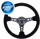 New Nrg Deep Dish Steering Wheel 350MM Black Suede Center RST-006S. Price: $147.40.