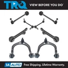 Trq 8 Pc Suspension Kit Upper & Lower Control Arm Assemblies W/ Sway Bar Links New. Price: $329.95.