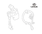 Genuine Toyota Lexus Height Control Sensor Front Rear Lh 89406-24050 89408-24060 New. Price: $977.01.