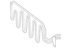 Genuine Mercedes-benz Power Steering Cooler 463-460-32-24 New. Price: $224.94.