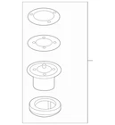 Genuine Mercedes-benz Parts Kit Spr Retainer 166-326-05-67 New. Price: $149.58.