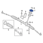 For Dodge Hornet 2023-2025 68246947AB Rack & Pinion Bellows Seal New. Price: $37.42.