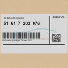 Genuine Bmw 51617203076 - Connecting Carrier Tunnel Rear Series Neu. Price: $113.80.