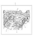 Genuine Mopar Hex Head Screw And Washer 6104462AA New. Price: $10.35.