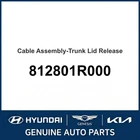 2011-2017 Hyundai Accent Cable Assembly-t/lid Release Oem New 812801R000. Price: $68.19.