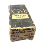 O.e. Delco Spring Shackle Kit Rear #603588; For Various G.m. Vehicles, 1933-1954 New. Price: $74.50.