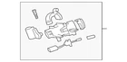 Genuine Mitsubishi Steering Lock 6370C238 New. Price: $601.34.