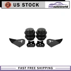 Rear Air Ride Suspension Spring Bags Mounting Brackets & 2600 Lb Weld New. Price: $118.54.