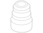 Genuine Volkswagen Strut Bumper 5QF-412-303 New. Price: $23.95.
