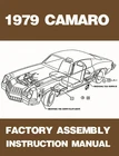 Jegs Factory Assembly Instruction Manual For 1979 Chevrolet Camaro New. Price: $30.59.