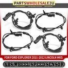 4X Front & Rear Abs Wheel Speed Sensor Ford Explorer 11-12 Lincoln Mks 10-12 New. Price: $60.99.
