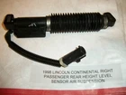 1998 Lincoln Continental Passengers Rear Air Suspension Height Level Sensor Used. Price: $199.99.