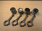 Original Triumph TR2 TR3 TR4A Set Of Pistons And Connecting Rods Used. Price: $104.99.