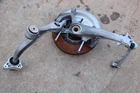 2017-2018 Porsche Panamera Awd Front Left Spindle Knuckle Wheel Hub Assy Oem Used. Price: $570.00.