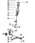 Genuine Mopar Shock Absorber Dust Shield 5171132AC New. Price: $54.99.