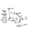 Genuine Mopar Spring Isolator 68273114AB New. Price: $23.13.