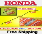 Hood Rod Prop Round Bushing Gromet Hole Clip For Honda Civic 01 02 03 04 05 1.7L Used. Price: $44.45.