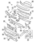 Genuine Mopar Steering Column Bracket 5020873AA New. Price: $73.98.