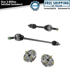 Front Cv Axle Shafts & Wheel Hub Bearing Assemblies Set Of 4 For 90-93 Accord New. Price: $284.85.