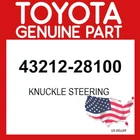 Toyota Genuine 43212-28100 Knuckle Steering 4321228100 Oem New. Price: $220.50.