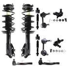 Front Complete Struts Ball Joint Sway Bar Tie Rods For Honda Civic 2006-2011 New. Price: $175.69.