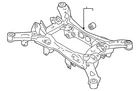 Genuine Subaru Cross-member 20152FL033 New. Price: $492.61.