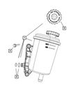 Genuine Mopar Reservoir Seal Kit 68034315AB New. Price: $81.13.