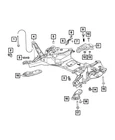 Genuine Mopar Hex Flange Locking Nut And Retainer 6510215AA New. Price: $12.89.