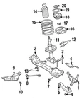 Genuine Nissan Cross-member Mount Bolt 54418-35F0A New. Price: $16.41.