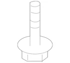 Genuine Nissan Suspension Cross-member Bolt 55424-AG00A New. Price: $13.17.